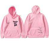 Juice WRLD in Loving Memory Hoodie Autumn and Winter Fleece Sweater Warm