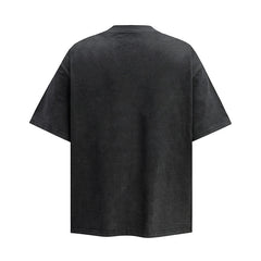 Ellie Seattle Shirt represents Washed Heavy Industries Digital Snake Print Loose Short Sleeve T-Shirt