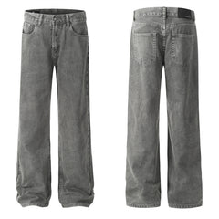 American Men Jeans Straight Jeans Loose Casual Pants