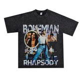 Film Star T Shirt Retro Street Cotton American T-shirt