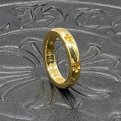 Chrome Heart Ring Golden Cross