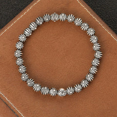 Chrome Heart Bracelet Male Flower Ball