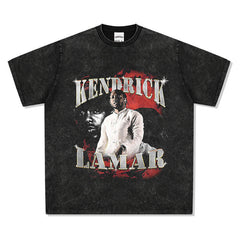 Kendrick Lamar T Shirts Homage Kendrick Lamar Loose Cotton Short Sleeves