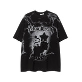 Camisas Vintage Hombre Vintage Loose Short Sleeve T-Shirt