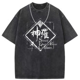 Men T Shirts Crew neck short sleeve T-shirt women washed and old