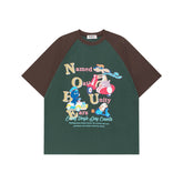 Ellie Seattle Shirt Crew Neck Casual Short Sleeve T-Shirt