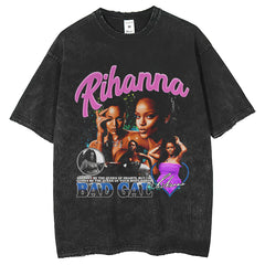 Men T Shirts Couple Tops ins Street Washing Short Sleeves