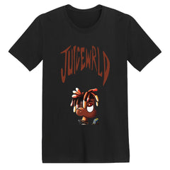 Juice WRLD T Shirt Cartoon Juice WRLD Printed Week T-shirt Cute Style