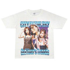 Film Star T Shirt Loose Heavy Retro Street T-shirt Men and Women