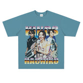 Film Star T Shirt National Fashion Rock Flyer Band Poster Commemorative Loose Street Cotton T-shirt