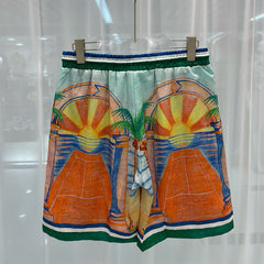 East Coast Shorts Summer Casual Digital Print Men's Shorts Beach Shorts