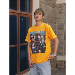 Film Star T Shirt Movie Terminator Poster Print Personalized Cotton Short Sleeve Loose round Neck T-shirt