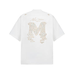 80s Casual Classics Shirts Embroidered Short Sleeve T-Shirt Summer Loose Oversize Top