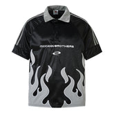 80s Casual Classics Shirts Quick-Drying V-Neck Short Sleeve Spring and Autumn T-Shirts