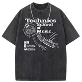 Men T Shirts Short sleeve t-shirt retro anime oversize loose