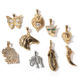 Jewelry Gold Plated Necklace Pendant Animal