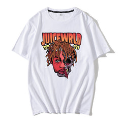 Juice WRLD T Shirt Juice WRLD Cartoon Printed T-shirt Loose