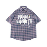 Ellie Seattle Shirt Vintage Loose Short Sleeve Lapel Casual POLO Shirt