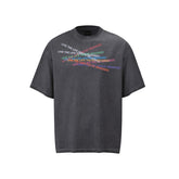 80s Casual Classics Shirts Alphabet Print Short Sleeve T-Shirt Summer Oversize Loose Top