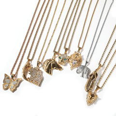 Jewelry Gold Plated Necklace Pendant Animal