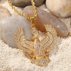 Jewelry 'Guardian Eagle 'Diamond Necklace Animal rapper