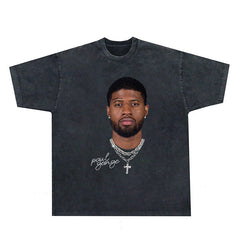 Kendrick Lamar T Shirts Vintage Washed Old Loose Short Sleeves