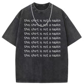 Men T Shirts Crew neck short-sleeved T-shirt washed and old