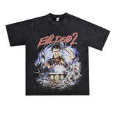 Film Star T Shirt Cotton Loose Nostalgic Short Sleeve American Retro Trendy Loose T-shirt