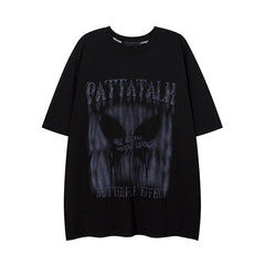 Camisas Vintage Hombre Butterfly Print Short Sleeve T-Shirt