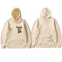 Juice WRLD in Loving Memory Hoodie Autumn and Winter Fleece Sweater Warm