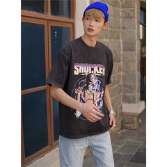 Film Star T Shirt Movie Old Ghost Electricity Experts Pure Cotton Loose Short Sleeve American Retro Trendy T-shirt