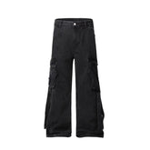 American Men Jeans Vintage Legacy Multi-Bag Jeans Black Jeans