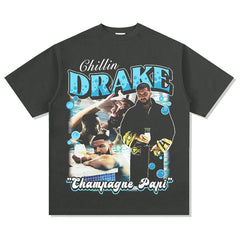 Drake T Shirts Hip Hop Loose T Shirts