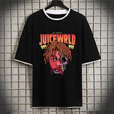 Juice WRLD T Shirt Hip Hop Rap Juice WRLD Printed round Neck Loose