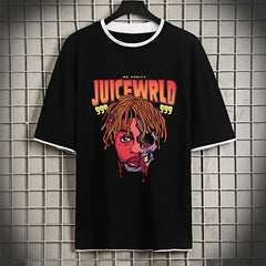 Juice WRLD T Shirt Hip Hop Rap Juice WRLD Printed round Neck Loose