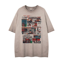 80s Casual Classics Shirts Hip Hop Printed Old Loose T-Shirts