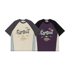 Ellie Seattle Shirt Loose Round Short Sleeve Casual