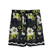 East Coast Shorts Summer Casual Blue Digital Print Shorts Beach Shorts