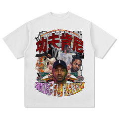 Kendrick Lamar T Shirts Homage Hip Hop Rap Loose T Shirts