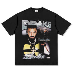 Drake T Shirts Printed Hip Hop Street