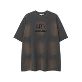 Camisas Vintage Hombre Vintage Short Sleeve T-Shirt oversize