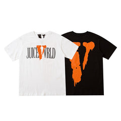 Juice WRLD T Shirt Vlone & Juicewrld Printed Loose Hip Hop T-shirt
