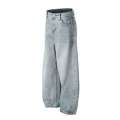 American Men Jeans Vintage Washed Old Straight Jeans