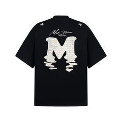 80s Casual Classics Shirts Embroidered Short Sleeve T-Shirt Summer Loose Oversize Top