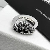 Chrome Heart Ring Crown Ring
