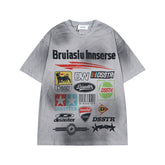 Ellie Seattle Shirt Loose Crew Neck Short Sleeve T-Shirt