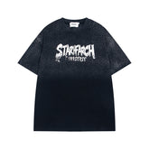 Ellie Seattle Shirt casual wash gradual change tie-dye leopard print T-shirt