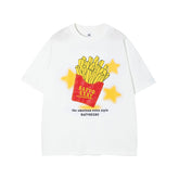 Camisas Vintage Hombre Embroidered Crew Neck Short Sleeve T-Shirt