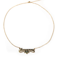 Jewelry Hip Hop Fashion Design Sense Birthstone Stainless Steel Personality DIY Letter Pendant Word Up