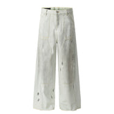 American Mens Jeans Wide Leg Pants